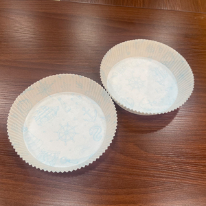 16/20CM Round Silicone Paper Air Fryer Liner High-Temp Resistant BPA Free - Product Image 3