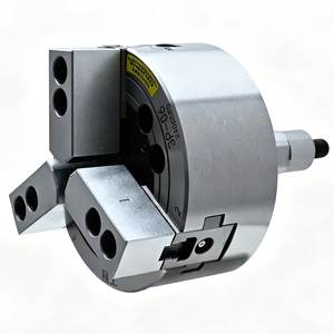 Autochuck - Adaptador de mandril hidráulico de acero de 3 mordazas sin perforaciones para torno, mandril de taladro, placa de 5 bridas, 6 pulgadas - Product Image 4