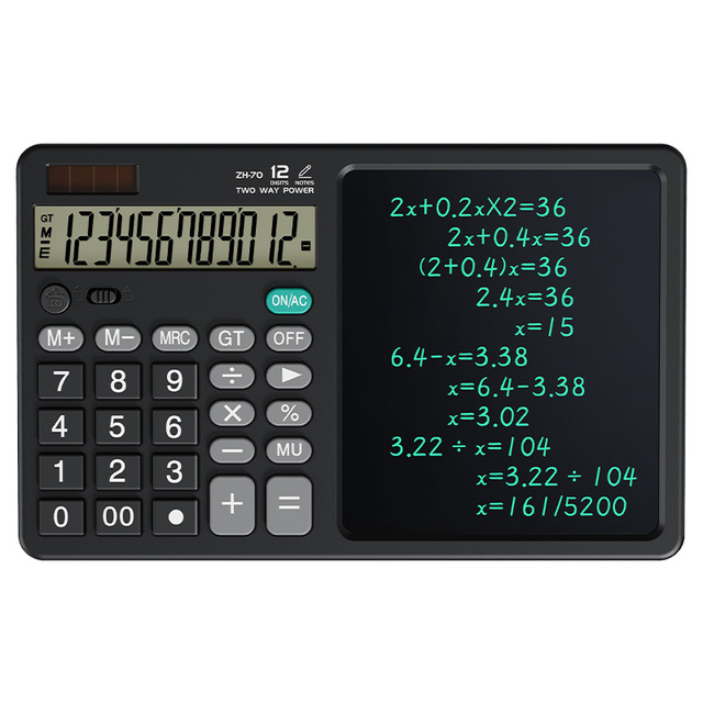 Scientific Calculators Graphing Calculator With Writing Pad 12 Digital