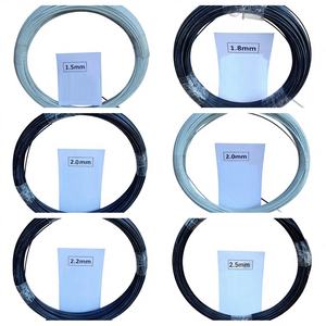 Varilla de Fibra de Vidrio de Alta Resistencia Anticorrosión Jeruji para Jaulas de Pájaros y Cometas, Diámetro de 1 a 3 mm, Negro y Blanco - Product Image 3