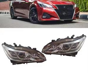 2015-2017สำหรับ Toyo-TA Crown ไฟหน้า LED ไฟสูงต่ำไฟวิ่งกลางวัน OEM 81150-0N110/81110-0N110 6000K สีแดง - Product Image 1