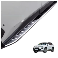 Pièces de châssis automobile XLY, marchepieds latéraux décoratifs sportifs en alliage d'aluminium noir pour WILDLANDER