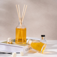 Flacons roll-on en verre premium pour huiles essentielles 30ml 100ml 200ml 500ml avec ensemble diffuseur à bâtonnets