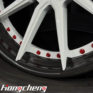 2 Piezas de Llantas Forjadas de 18 19 20 21 22 24 Pulgadas 5X112 5X120 5X120.65 de Fibra de Carbono para BMW <span class=keywords><strong>Mercedes</strong></span> <span class=keywords><strong>Benz</strong></span> Ford Mustang <span class=keywords><strong>GT500</strong></span> - Product Image 5