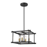 Plafonnier de chambre en fer, style américain, rétro, carré, noir, pour restaurant, balcon, encastré, transfrontalier, eBay