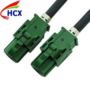 Заводская цена, Автомобильный Кабель Fakra <span class=keywords><strong>HSD</strong></span> 4P Мужской зеленый на 4pin женский синий RGB 2OAWG Wirie жгут для автомобильной системы с сенсорным экраном - Product Image 5