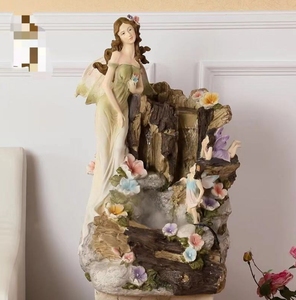European-Style Rockery and Running Water Furniture Fountain and Fish Pond Waterscape - Product Image 5