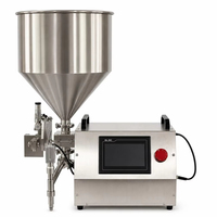 Machine de remplissage semi-automatique pour pâtes, liquides, huiles, beurre de cacahuète, sauces, fromages, yaourts – Grand débit