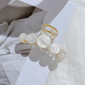 한국 스타일 성인 여성 헤어 액세서리 아름다운 컬러 체리 디자인 헤어 클로 클립 - Product Image 4