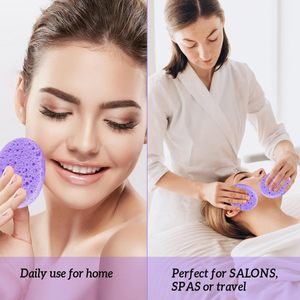 Compressed Facial <b>Sponges</b> <b>for</b> <b>Face</b> Cleansing Natural Cellulose <b>Face</b> <b>Sponge</b> <b>for</b> <b>Exfoliating</b> and Makeup or Mask Removal - Product Image 6
