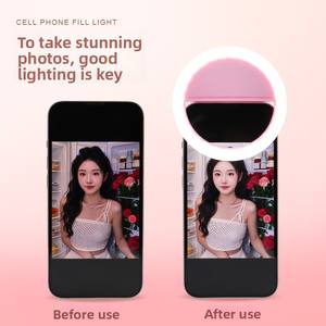 Портативная светодиодная кольцевая лампа для селфи с настраиваемым логотипом, 36 светодиодов, перезаряжаемая, для мобильных телефонов, <span class=keywords><strong>2026</strong></span> год - Product Image 2