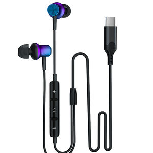 Écouteurs intra-<span class=keywords><strong>auriculaires</strong></span> de type c de haute qualité avec Microphone, audio numérique, mains libres, <span class=keywords><strong>casque</strong></span> à fil usb c - Product Image 1