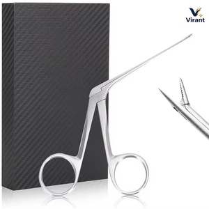 คีมหนีบหูจระเข้ขนาดเล็กพิเศษ สำหรับศัลยกรรมหู คอ จมูก วัสดุสแตนเลสสำหรับการผ่าตัด - Product Image 1