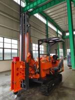 Pile driver solaire photovoltaïque multifonctionnel avec moteur et engrenages - Haute efficacité, conception personnalisable et utilisation facile