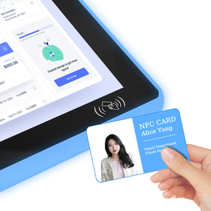 Lector frontal personalizado NFC RFID montaje en pared POE 13,3 pulgadas sala de reuniones Android 11 Android Smart Pc industria para sala de reuniones - Product Image 5