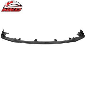 Fits for Lexus IS200t 2017-2020 AR Style Front Bumper Lip Unpainted Black - Product Image 4