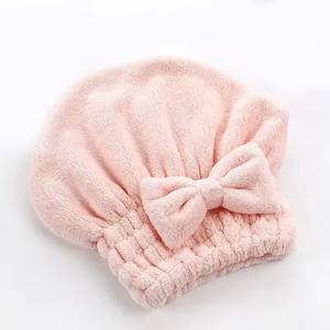 Serviette à cheveux en bambou, turban de douche en microfibre avec nœud, serviettes à cheveux absorbantes à séchage rapide pour femmes, anti-frisottis - Product Image 6