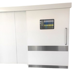 Porte coulissante hermétique manuelle pour salle blanche, construction en acier, couleur personnalisable, origine Beijing - Product Image 5