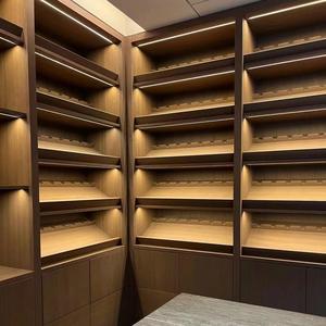 Muebles comerciales de estilo moderno-Estante de supermercado <span class=keywords><strong>para</strong></span> venta al por mayor Estante de panel de madera <span class=keywords><strong>para</strong></span> Centro Comercial Hotel Home Bar - Product Image 4