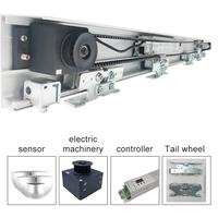 Fabricantes Verificados, Motor de Corriente Continua sin Escobillas Económico para Abrir Puertas, Sensor de Entrada, Operador de Puerta Corredera Automática para Supermercado
