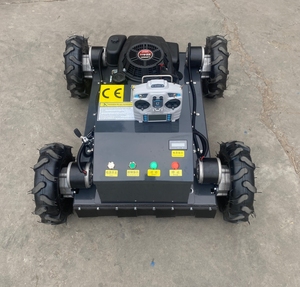 Cortadora de Césped a <span class=keywords><strong>Gasolina</strong></span> China de Alta Calidad, Industrial, Barata, de 4 Tiempos, Autopropulsada, 7.5/9HP, Todoterreno, con Control Remoto - Product Image 4