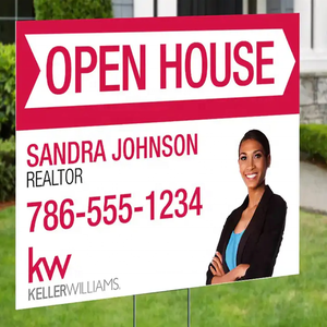 Chất lượng cao ngoài trời Cuộc Bầu Cử Chiến Dịch Chính Trị sân cỏ dấu hiệu UV in ấn lõi sáo PP rỗng Hội Đồng Quản trị 18x24 với h-cổ phần - Product Image 4