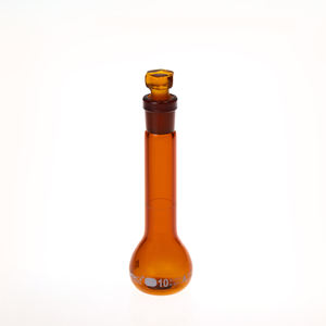 ขวดแก้วสีเหลืองอำพันปริมาตร NS10 10มล./13ขวดแก้วพร้อมจุกแก้ว - Product Image 2