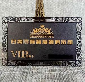 บัตรธุรกิจโลหะสีโรสโกลด์สลักลายจากโรงงานจีน - Product Image 2