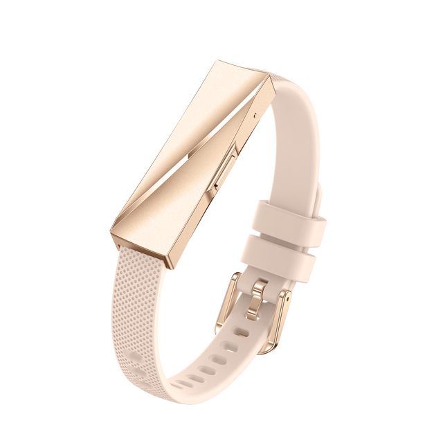 2025 DS01 Smart Health Wristband for Women Zinc Alloy IP68 Waterproof Sports Fitness Tracker Screenless Android Operating System