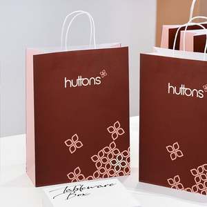 Bolsas de Papel Personalizadas para Compras, Ropa, Joyería, Regalos, con Logotipo, Bolsa de Papel Impermeable con Asa - Product Image 5