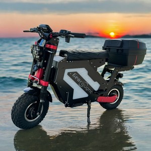 Entrepôt américain, livraison gratuite, batterie 10000W 72V 50AH avec une autonomie de 60 miles, scooter électrique NFC équipé de pneus tout-terrain de 14 pouces - Product Image 1