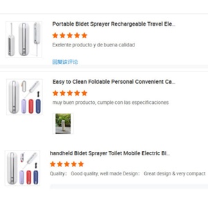 Bidé Eléctrico Portátil Recargable para Higiene Personal, Rociador de Alta Presión para Viajes - Product Image 6