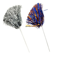 Vente en gros de 500 banderoles en plastique pompons pompons de pom-pom girl shakers bicolores