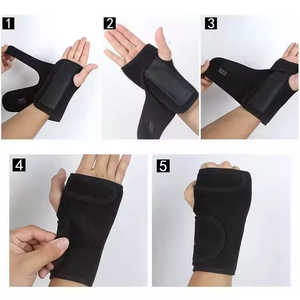 Gants d'entraînement d'été en matériau PU Support de poignet pour les exercices lourds Body Building Gym Training Fitness Handschuhe Protective - Product Image 6