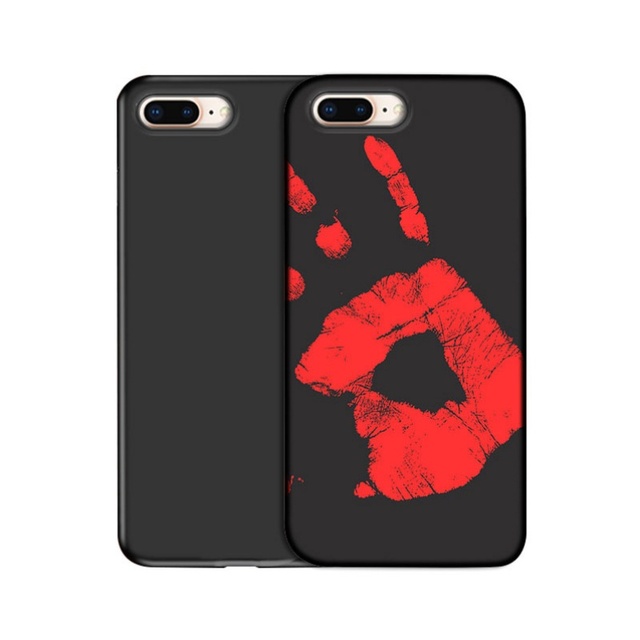 Thermal Induction Temperature Sensing Color Change Heat Sensitive TPU+PC Animal Design Shockproof UV Painted Back Phone Case
