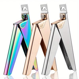 Stainless Steel U Shaped <b>Nail</b> Clipper Flat Mouth Sharp Straight Cut <b>Extension</b> Trimmer Edge Cutter Manicure Beauty Tool - Product Image 1