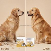 Compléments alimentaires naturels pour animaux de compagnie pour la repousse des poils, poudre pour la croissance du pelage des chiens, booster nutritionnel pour la santé de la peau des chats, pour un pelage plus lisse
