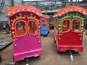 قطار سياحي بدون مسار 16 مقعدًا ركوب قطار كهربائي كبير للأطفال - Product Image 5