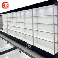 Vitrine de comptoir en verre de haute qualité pour magasin de tabac, design de boutique de fumeurs