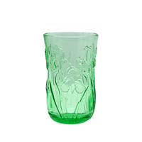 Verre à vin rouge soufflé à la main, transparent, moderne, gaufré, durable, de haute qualité, personnalisable pour les fêtes, les mariages, les bars