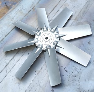 Aspas de Ventilador Axiales de Aleación de Aluminio Industrial para Ventilación de Torres de Refrigeración y Sistemas de Extracción de Aire de Alto Flujo - Product Image 3