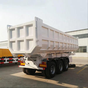 Semirremolque de volteo trasero de acero de alta calidad de China, con neumáticos 12R22.5, en venta. - Product Image 1