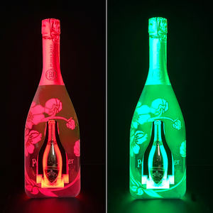 Nouvelle fleur LED de bouteille de vin de <span class=keywords><strong>Paris</strong></span>, <span class=keywords><strong>bar</strong></span>, champagne KTV et présentoir de vin rouge, support de vin lumineux coloré de fête Rave - Product Image 6