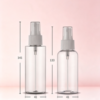 Flacon pulvérisateur miniature rechargeable de 100 ml en plastique pour cosmétiques liquides, brume fine, échantillon gratuit