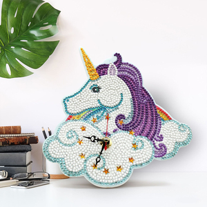 VANCY Arts Watch Diamond Painting Wall pittura fai <span class=keywords><strong>da</strong></span> te orologio con diamanti camera <span class=keywords><strong>da</strong></span> letto soggiorno studio pittura murale - Product Image 4