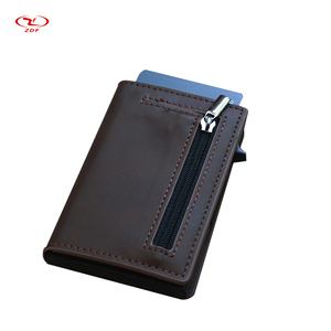 Cartera con Bloqueo RFID ZDF 13.56MHz, Protección NFC para <span class=keywords><strong>Tarjetas</strong></span> <span class=keywords><strong>de</strong></span> Visita, <span class=keywords><strong>Tarjetas</strong></span> <span class=keywords><strong>de</strong></span> Membresía, Protección <span class=keywords><strong>de</strong></span> Información Personal - Product Image 1