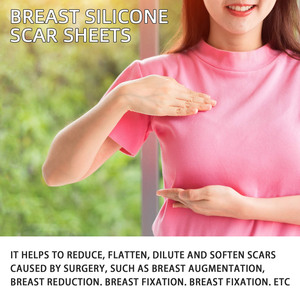 แผลเป็นบนหน้าอกลดน้ําหนักและนุ่มคืนความยืดหยุ่นของผิวโดยลดจุดเป็นรอยแผลเป็นซิลิโคนที่มีเม็ดสี - Product Image 3