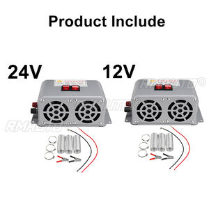 Ventilateur Chauffant Électrique Portable 800W 12V 24V pour Voiture, Désembueur et Dégivreur de Pare-Brise pour Camions et Bateaux - Product Image 4