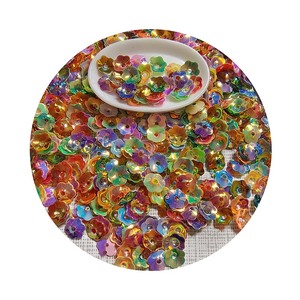 Meilleur Prix – Paillettes en PVC à Cupules, Paillettes Scintillantes Colorées, Garnitures Florales Décoratives, Vente en Gros de Paillettes en <span class=keywords><strong>Plastique</strong></span> - Product Image 5