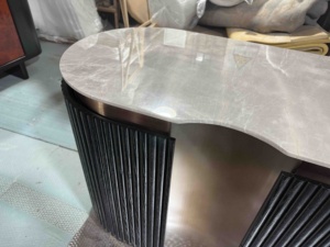 Modern Nordic Wood <strong>Sideboard</strong> with Integrated Storage for Dining Room <strong>Kitchen</strong> &amp; Hotel Use-Eco-Friendly Handmade Design - Product Image 6